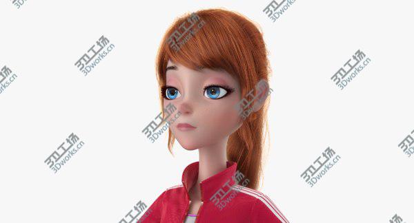 images/goods_img/20210312/3D Cartoon Girl NoRig/1.jpg